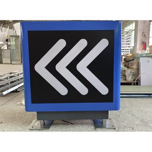 Gas station entrance and exit light box