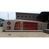Gas station brand column -12-foot sign