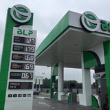 Gas station LED oil price sign digital display