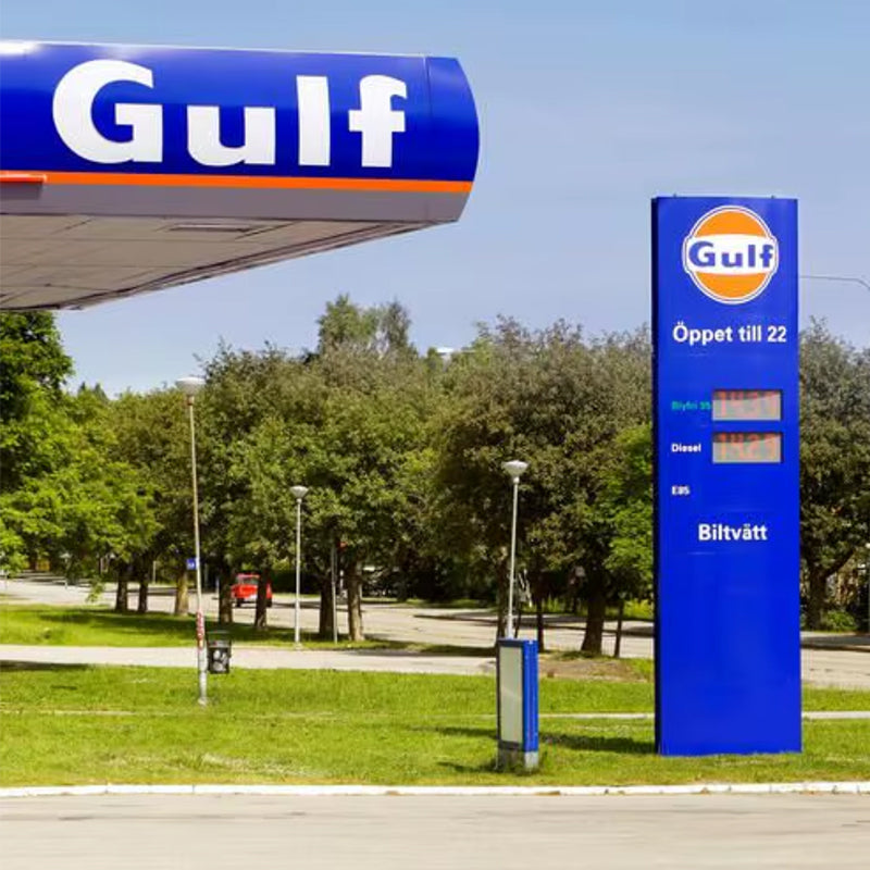 Gas station LED oil price sign digital display