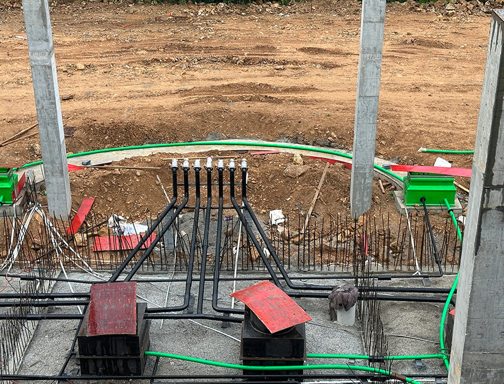 Gas station process pipeline