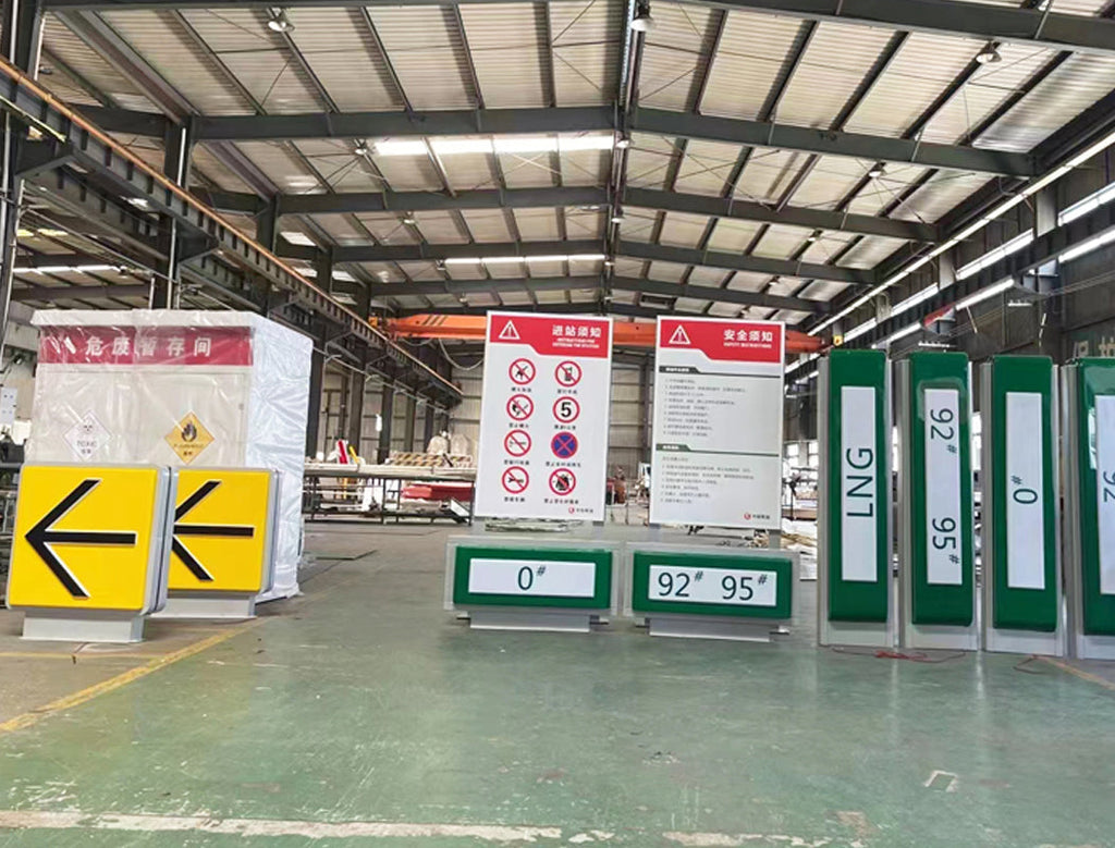 Standard parts for gas stations