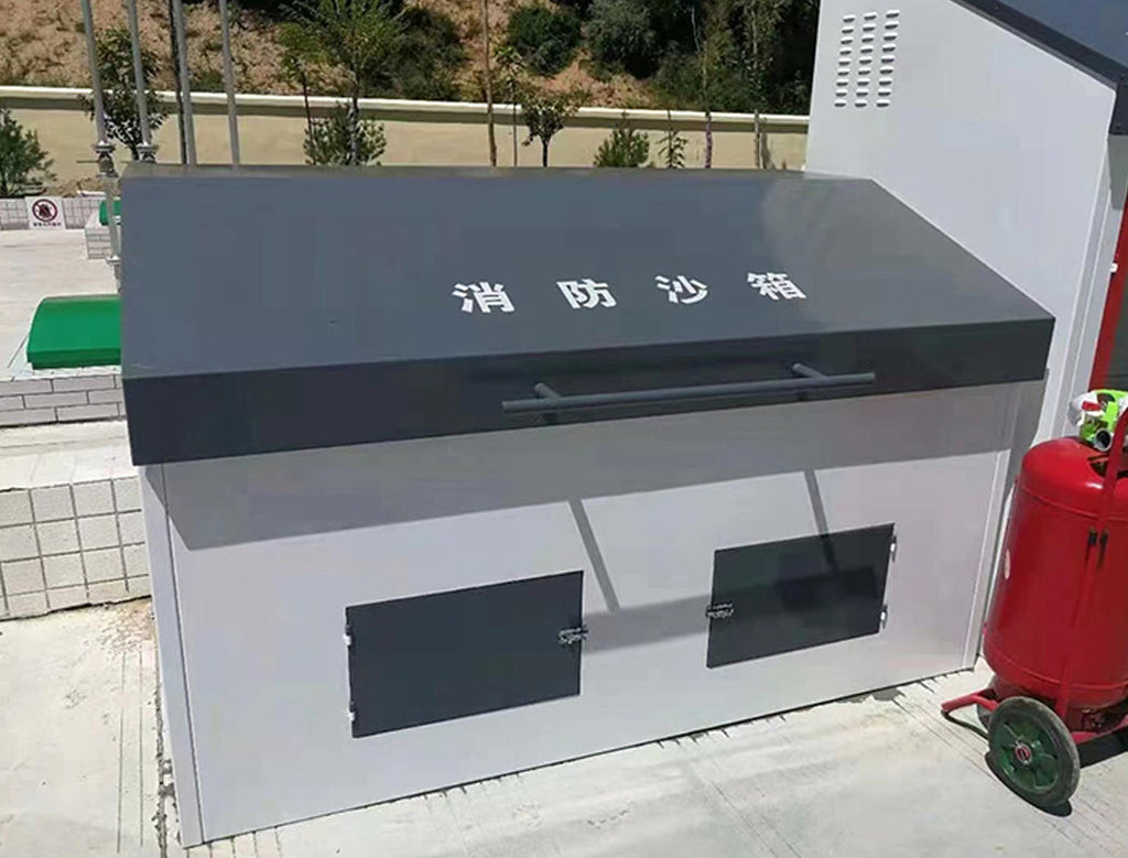 Gas station fire sandbox