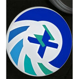 The logo of Heaven and Earth shines