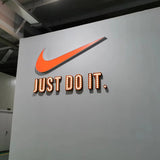 3D luminous letters